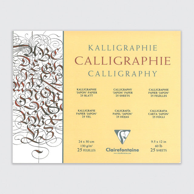 Clairefontaine Calligraphy Pad 130gsm / 60lbs (100 Sheets)