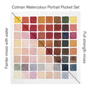 Winsor & Newton Cotman Watercolour Half Pans Pocket Sets (Set of 8 + Brush)
