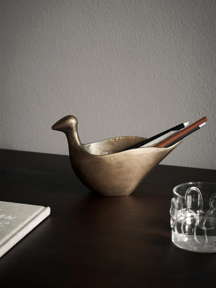 Ferm Living Antique Aluminium Coot Pencil Holder