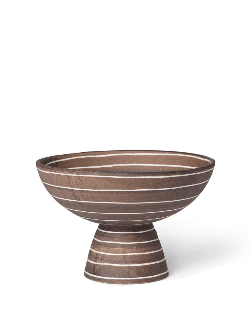 Ferm Living Brura Bowl - Coffee/White