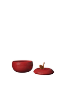 Ferm Living Apple Ceramic Container - Deep Red