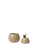 Ferm Living Pear Ceramic Container - Cashmere