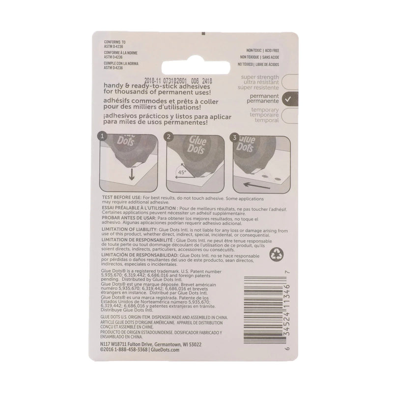 Glue Dots Adhesives - Permanent Dots