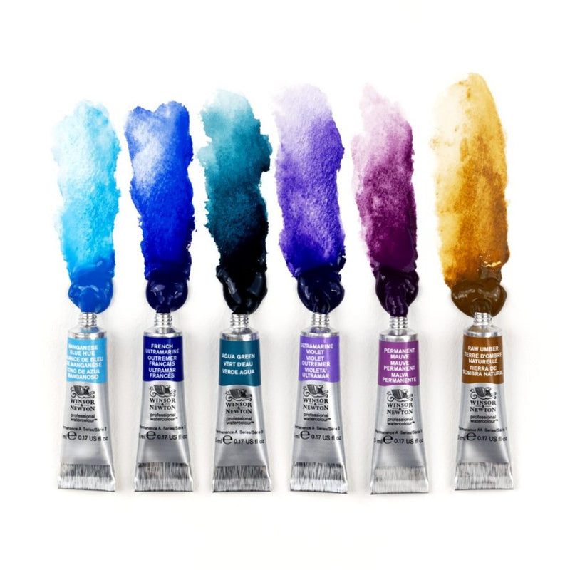 Winsor & Newton Professional Watercolour Granulating Set (Set of 6)