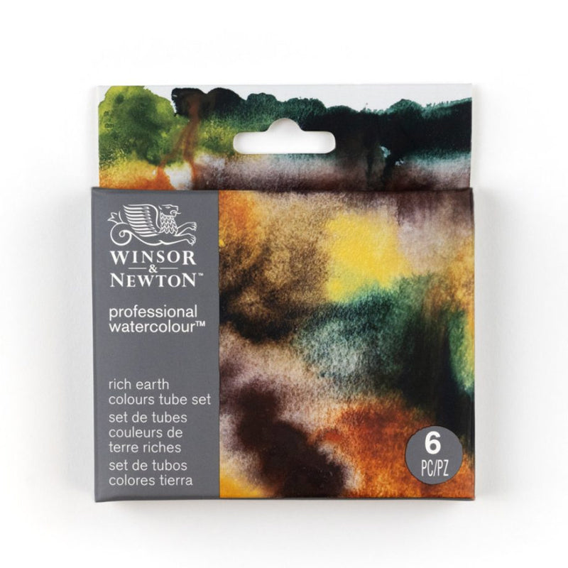 Winsor & Newton Professional Watercolour Rich Earth Set (Set of 6)