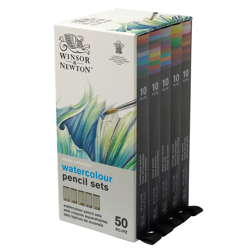 Winsor & Newton Studio Collection Watercolour Pencil Set (Set of 50)