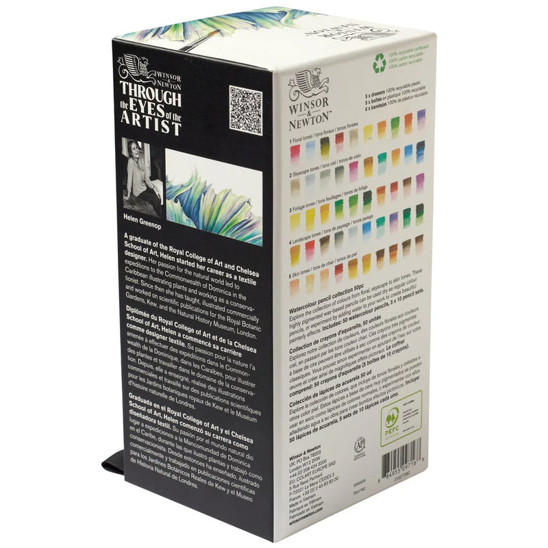 Winsor & Newton Studio Collection Watercolour Pencil Set (Set of 50)