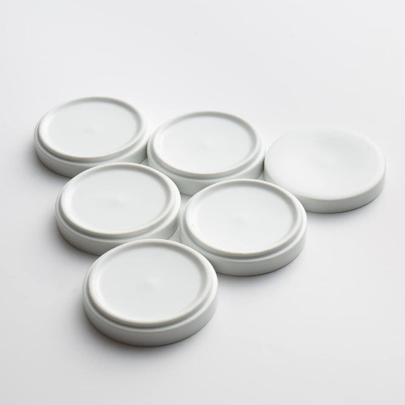 Stack of 5 Ceramic Mixing Trays with Lid