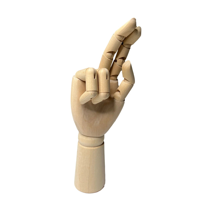 Wooden Manikin Hand (12 inches / 30cm)