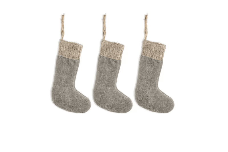Karru Cotton Velvet Mini Stocking