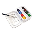 Sennelier Aqua-Mini French Watercolour Tin (Set of 8 + Brush)
