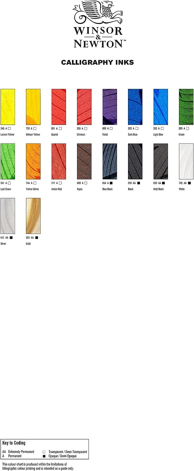 Winsor & Newton Calligraphy Inks (30ml)
