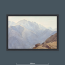 Bowfell from Pike o' Stickle by William Heaton Cooper R.I. (1903 - 1995)