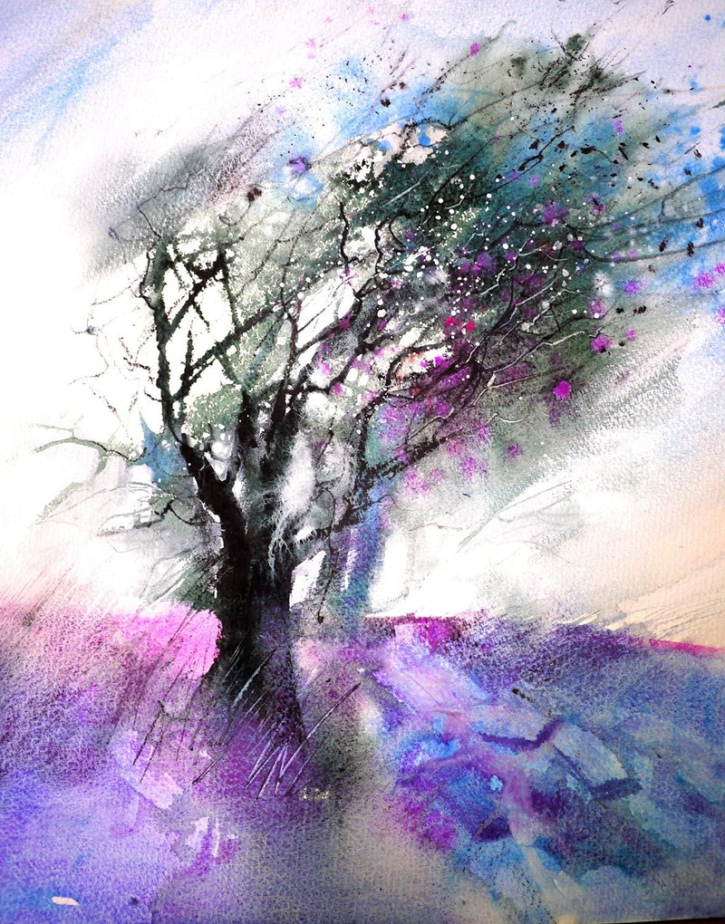 Experimental Landscapes In watercolour by Ann Blockley