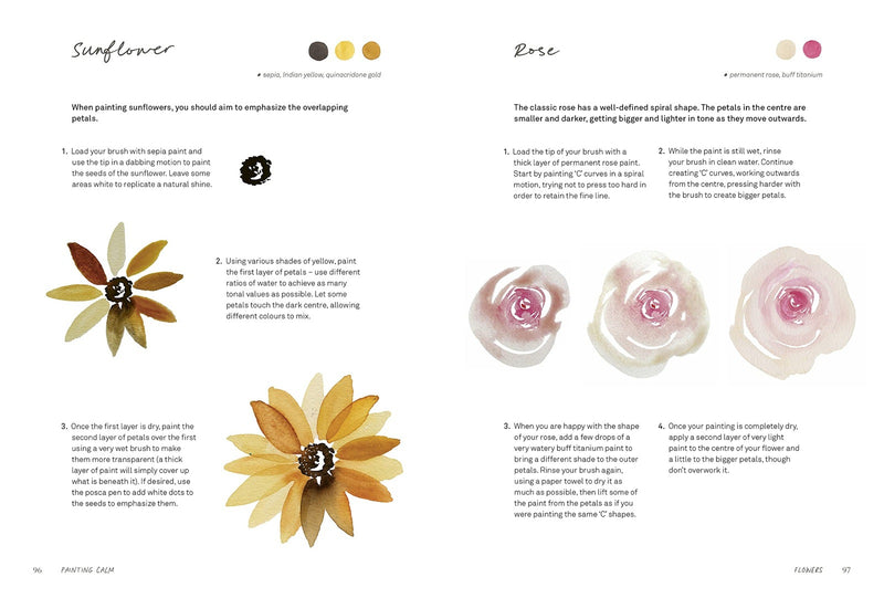 Painting Calm: Connect to Nature through the Art of Watercolour by Inga Buividavice
