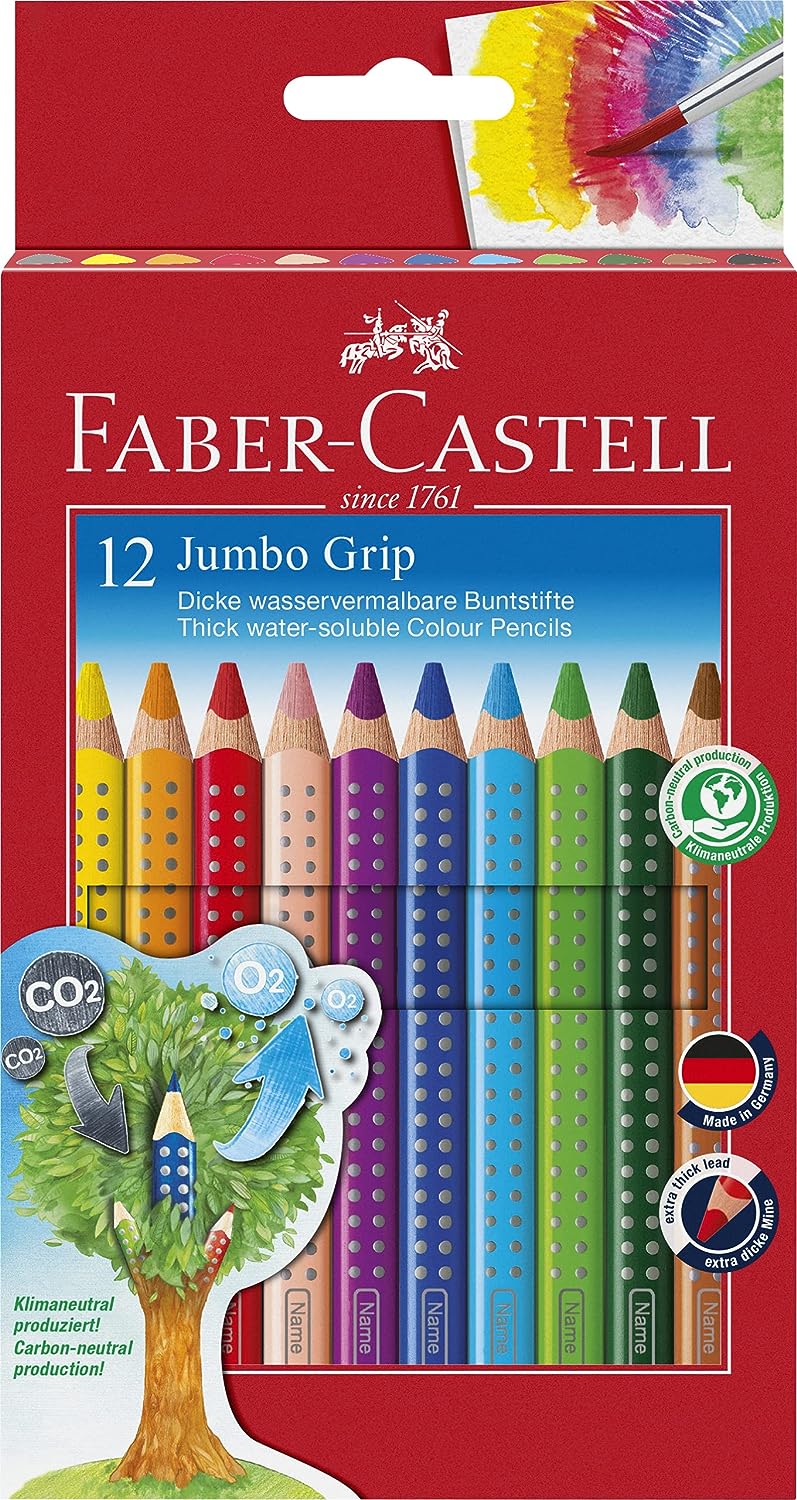 Faber Castell Pencil Jumbo Grip Pencils (Set of 12)
