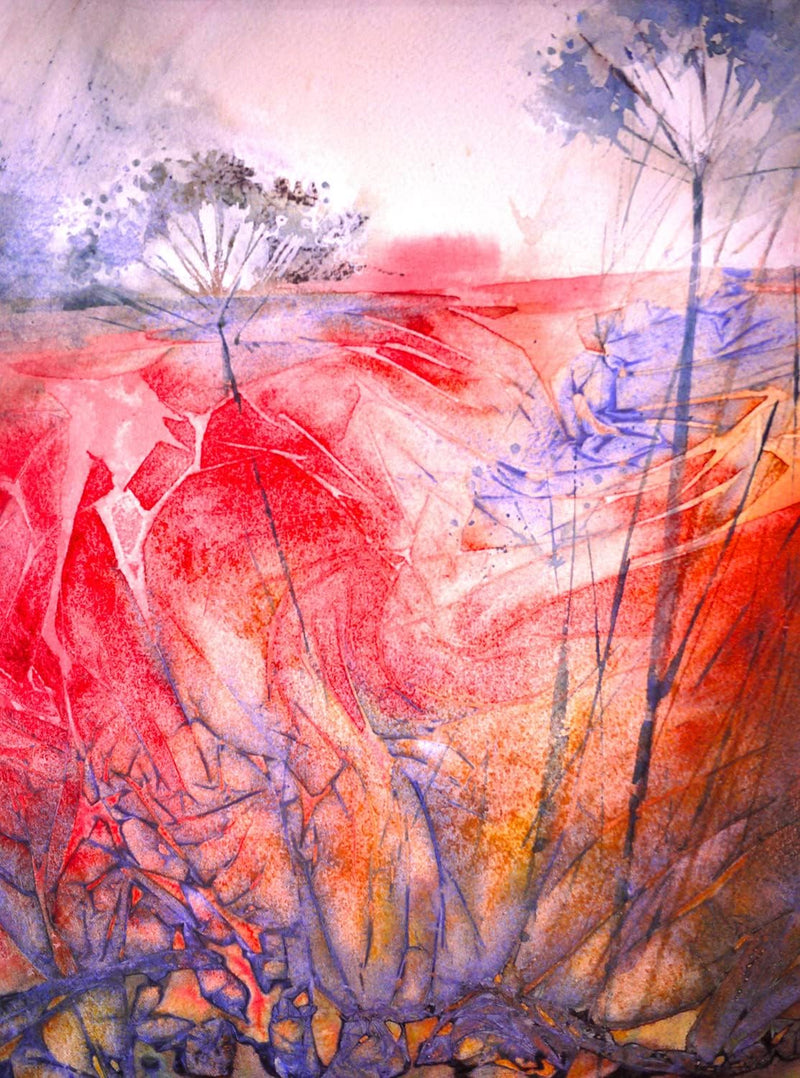 Experimental Landscapes In watercolour by Ann Blockley