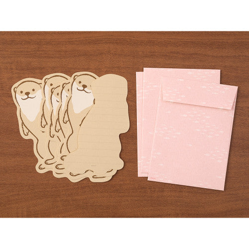 Midori Otter Die-cut Letter Set