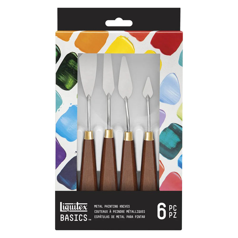 Liquitex Basics Metal Painting Knife (Set of 6)