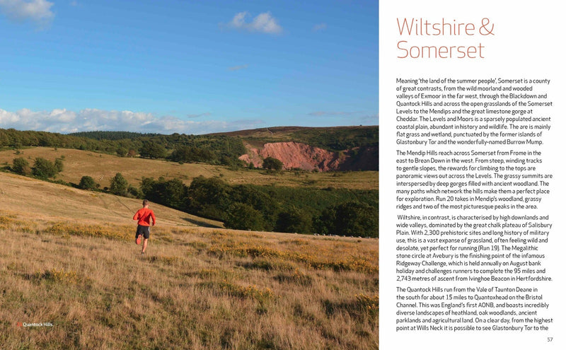 Wild Running: 150 Great Adventures on the Trails and Fells of Britain by Jen & Sim Benson