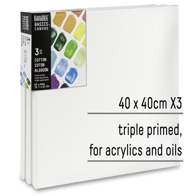 Liquitex Basic Cotton Canvas Packs (Pack of 3)
