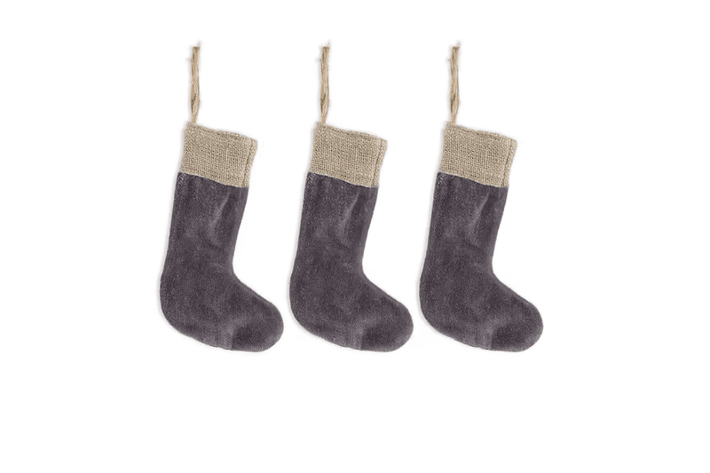 Karru Cotton Velvet Mini Stocking
