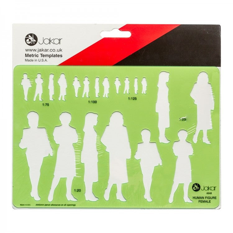 Female Human Figure Template