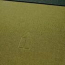 Ringbound Fabric Covered Sketchbook Moss Green - White Paper