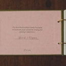 Ringbound Fabric Covered Sketchbook Moss Green - White Paper