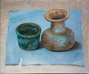 Ancient Egyptian Vessel - Original Artwork by Linda Ryle