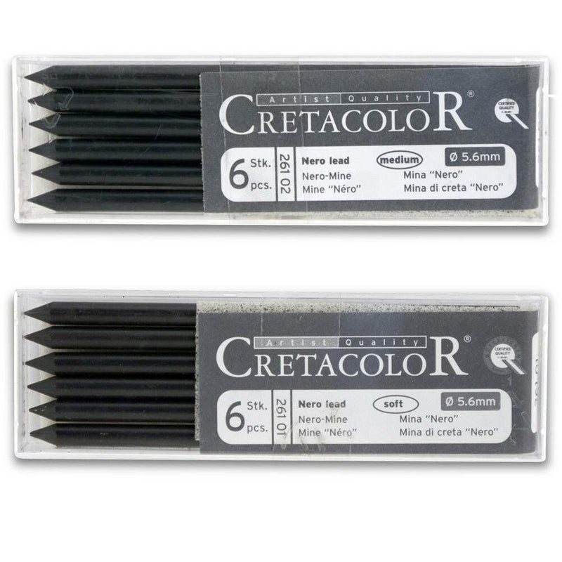 Cretacolor Charcoal Pack (Pack of 6)