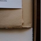 Deckle Edged Paper Box - Large Ivory