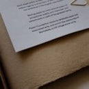 Deckle Edged Paper Box - Large Ivory