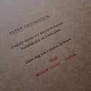 Deckle Edged Paper Box - Small Cloth Blue