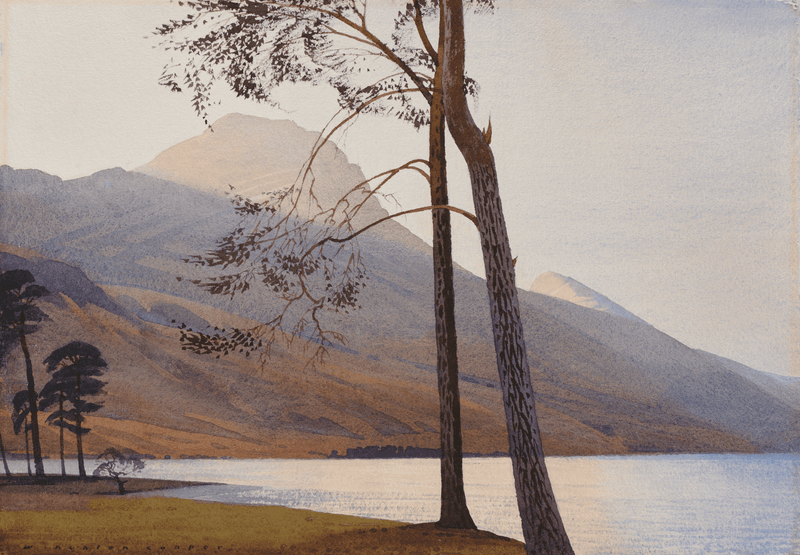 Evening Sun, Buttermere by William Heaton Cooper R.I. (1903 - 1995)