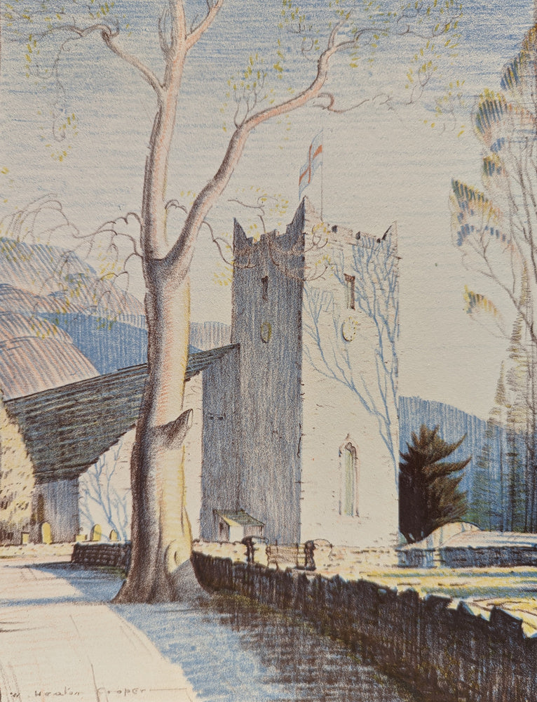 Grasmere Church by William Heaton Cooper R.I. (1903 - 1995)