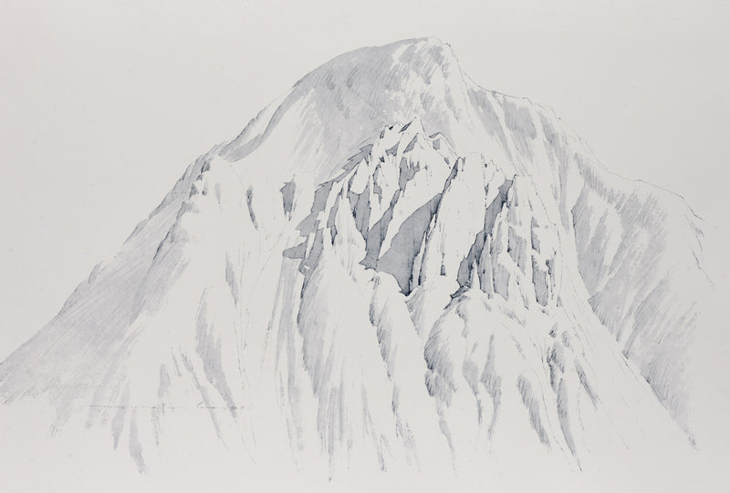 Great Gable, Monochrome by William Heaton Cooper R.I. (1903 - 1995)