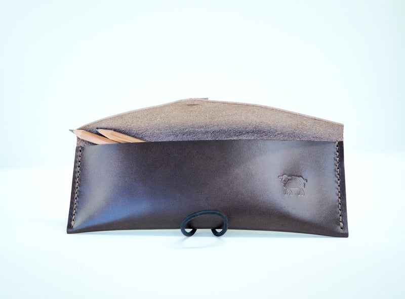 Black Sheep Leather Pencil Case