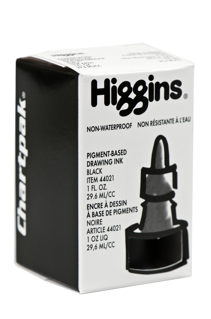 Higgins Black Pigmented Ink (Non Waterproof) 30ml