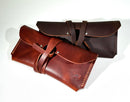Leather Pencil Case with Tie Detail