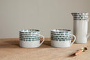Juniper Drop Mug - Cream & Juniper - Large