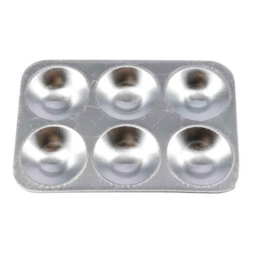 6 Well Aluminium Rectangular Palette