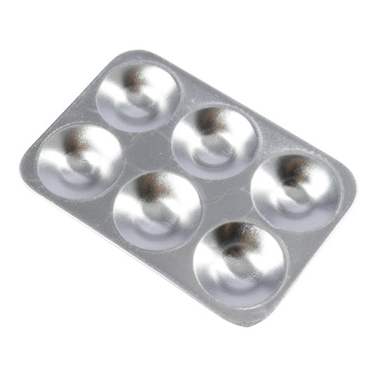 6 Well Aluminium Rectangular Palette