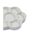 7 Well Small Daisy Shaped Ceramic Palette