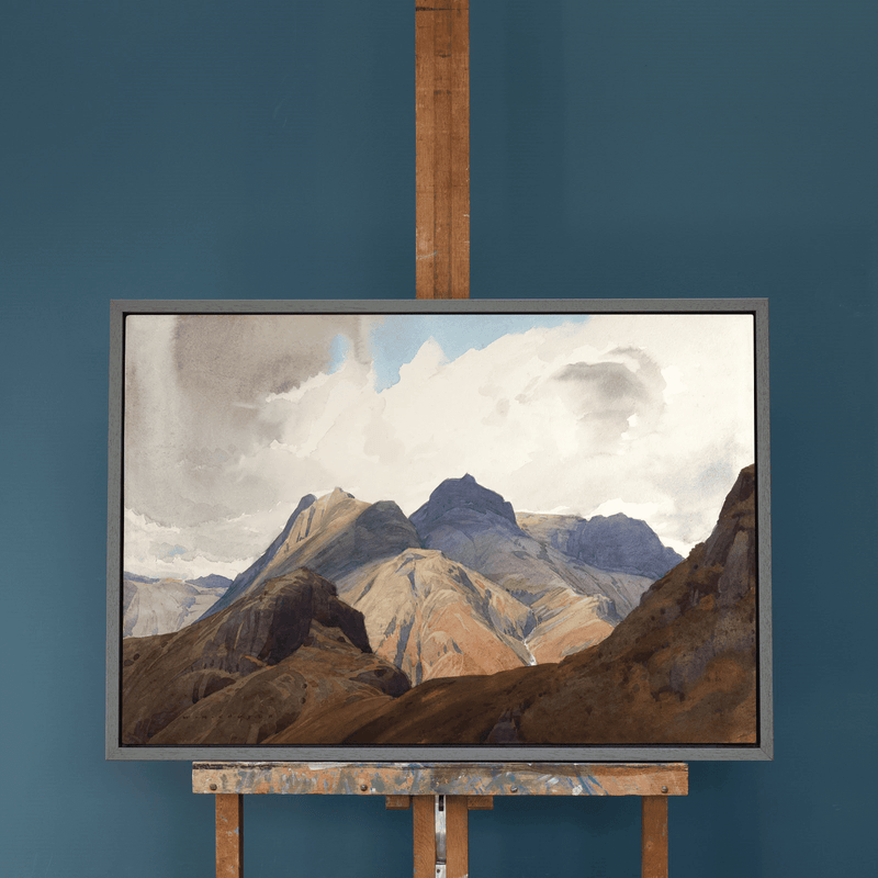 Langdale Pikes from Lingmoor by William Heaton Cooper R.I. (1903 - 1995)