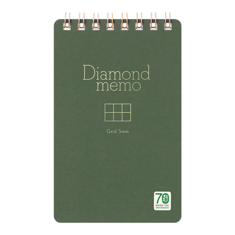 Midori Notebook Diamond Memo Special Edition Green
