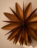 Maddox Christmas Curved Paper Star - Nutmeg