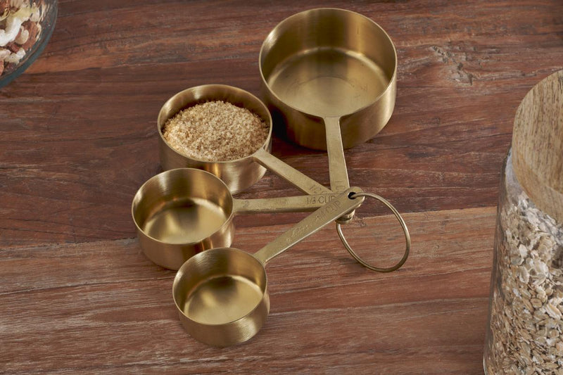 Mane Measuring Cups - Brushed Gold