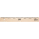 M&R Natural Beechwood Ruler (30cm)
