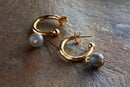 Marai Labradorite Earrings - Labradorite & Gold